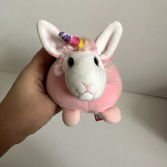 Douglas Cuddle Toys Pink Llamacorn Unicorn Llama Macaroon Stuffed Animal Plush - Picture 1 of 8